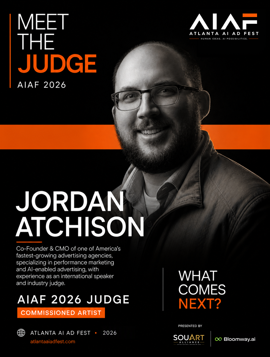 Jordan Atchison — AIAF 2026 Jury